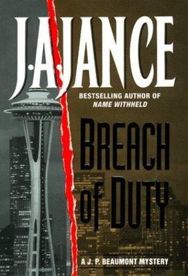 Breach of Duty: A J.P. Beaumont Mystery - 9780380974061, hardcover, JA Jance
