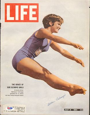 Barbara Talmage Signed LIFE Magazine Cover PSA/DNA COA 1964 1968