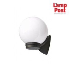 Forum CZ-31811-BLK York Outdoor Garden Wall Globe Light - Black