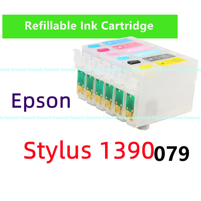 Empty refillable Ink Cartridge T079  79 ARC chip for Stylus 1400 1390 *