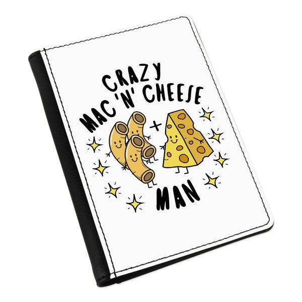 VerrüCkte Mac N KäSe Mann Stars Passport Halter HüLle ÜBerzug Lustig Spass Essen-image