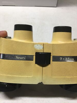 Rare SEARS Model 6234 7x35 Binocular w/Case!