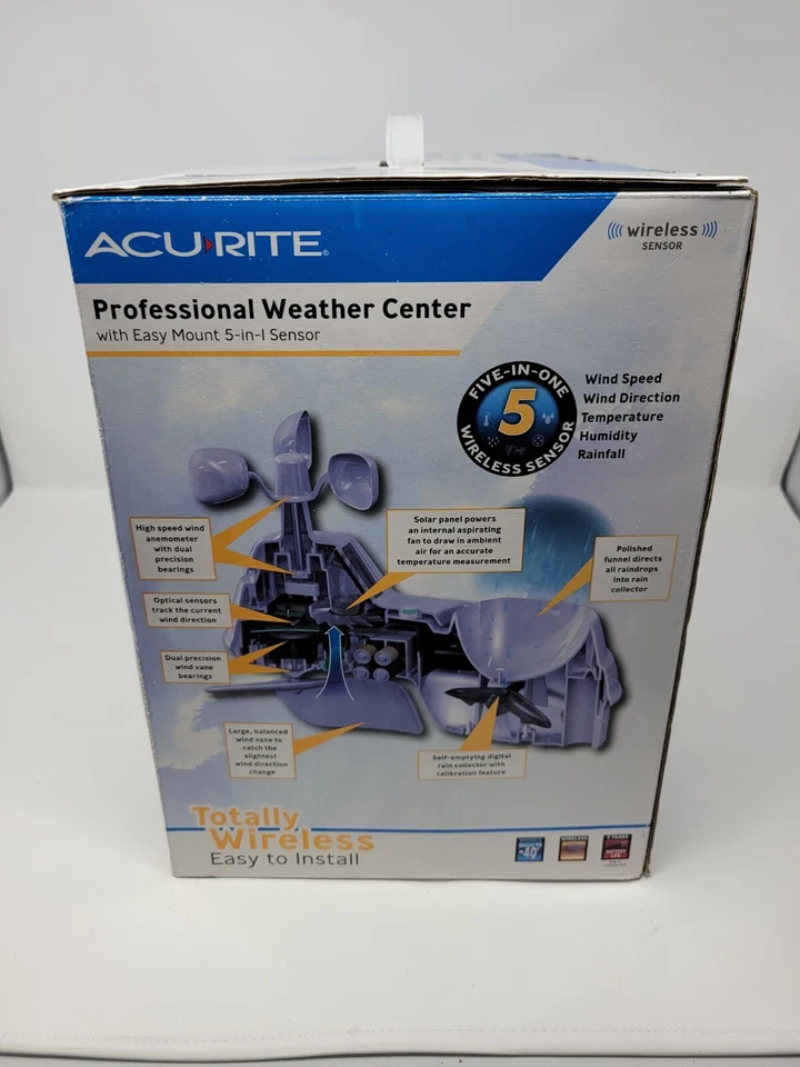 AcuRite Profession Weather Center 5-in-1 Indoor/Outdoor Wireless  Station  - Image 4 of 4