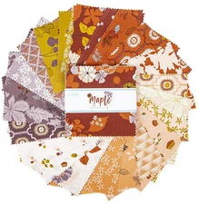 Maple Riley Blake 5" Stacker 42 Precut Quilt Squares