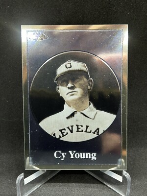 2001 Topps Chrome Before There Was Topps Indians #BT3 Cy Young Free Shipping