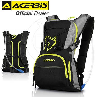 Technical Backpack Backpack Universal h2o Motorcycle acerbis Drink Backpack  Black/Grey | eBay