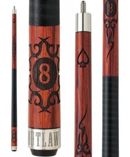 Outlaw OL20 8 Ball and Tribal Pool Cue