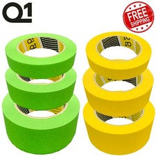 Q1 PREMIUM MASKING TAPE 110c - 18/24/36/48mm PACK OF 12/9/6/5 2689