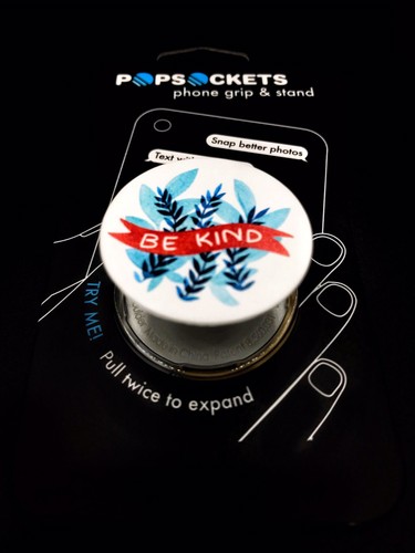 Authentic PopSockets Be Kind Phone Holder Grip Stand Pop Socket PopSocket - Picture 2 of 3