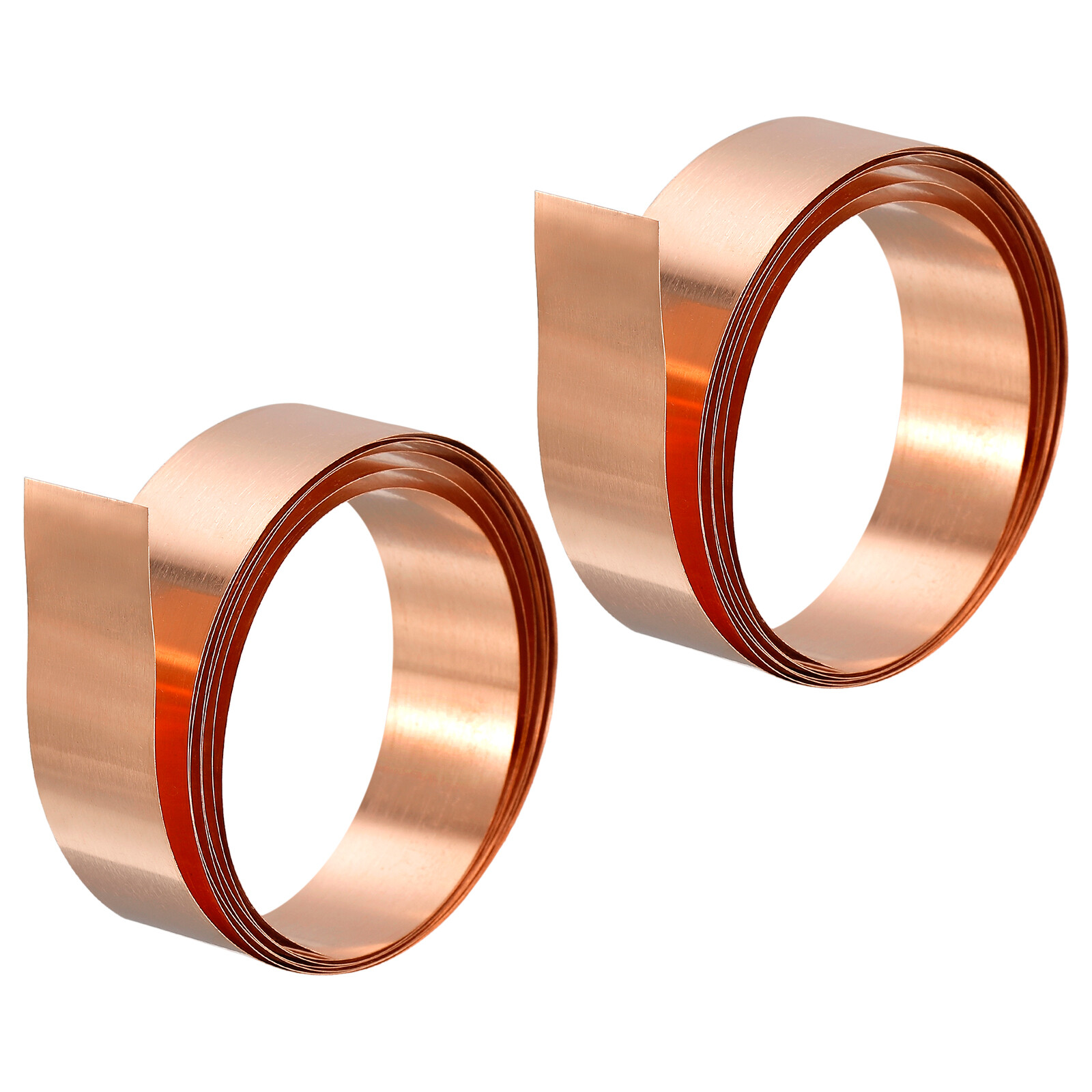 Copper Sheet Roll, Metal Foil Plate 1000mm x 15mm x 0.5mm 2pcs