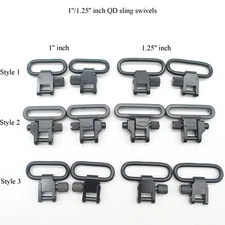 1''/1.25'' inch Sling Swivel Tactical Strap Buckles Monut Sling Ring 13 kinds 