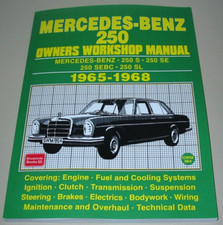 Reparaturanleitung Mercedes 250 S SE SEBC SL W 108 Workshop Manual 1965 - 1968
