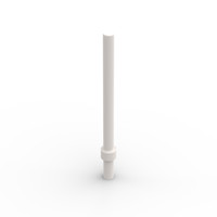 Lego 10X Stange Stab 6L Bar Stop 63965 Weiß White