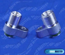 Coldmaster New LS Swap A/C Compressor Adapter Fittings for Denso 10S17F & 10S20F