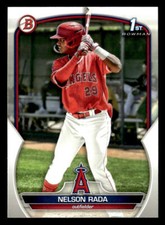 2023 Bowman #BP-132 Nelson Rada Prospects Card Los Angeles Angels
