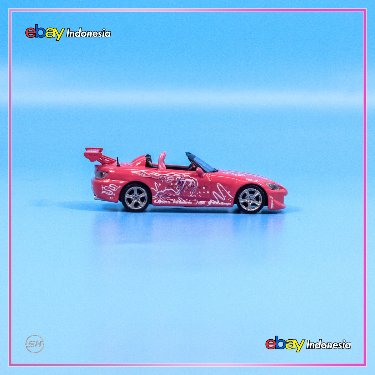 ミニカー 1:24 FAST &amp; FURIOUS DIECAST MINICAR SUKI&#39;S HONDA S2000 dwos6rj Jada's Suki's 2001 Honda S2000 Pink Fast & Furious Movie 1