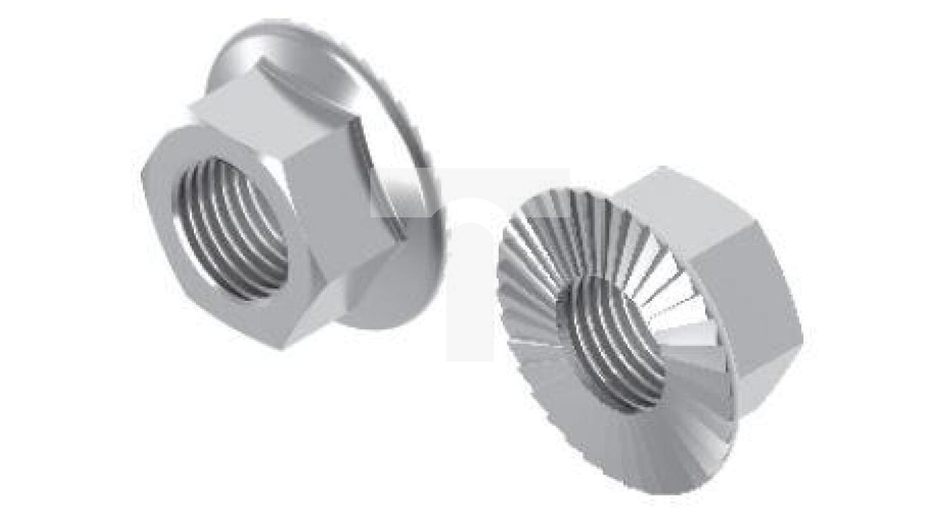 Flange serrated nut DIN 6923 NKZM10E A2 890009 / 100pcs / /T2UK
