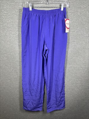 NWT Cherokee Scrub Micra Silk Bottom Women s Purple Style #2020 Size Medium