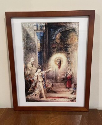 Salome & Head of John the Baptist Gustave Moreau The Apparition 12x15 Wall Art