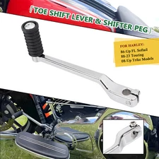 Front Toe Shift Lever W/ Shifter Peg For Harley Road King Softail Ultra Limited