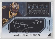 2015-16 Black Diamond Rookie Signature Placards 71/249 Malcolm Subban Auto av1