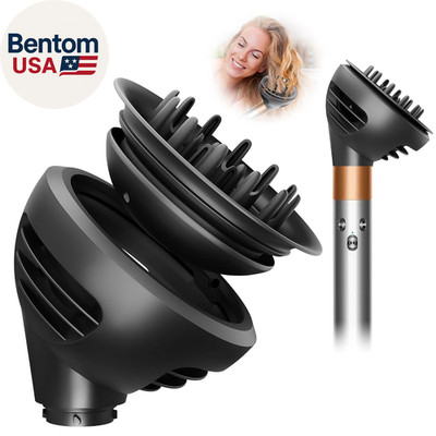 Wave Curl Diffuser Attachment for Dyson Airwrap,Upgraded Hair Diffuser Nozzle Do