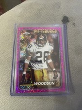 2024 Topps Chrome Football Rod Woodson Magenta speckle Refractor /399 Steelers  