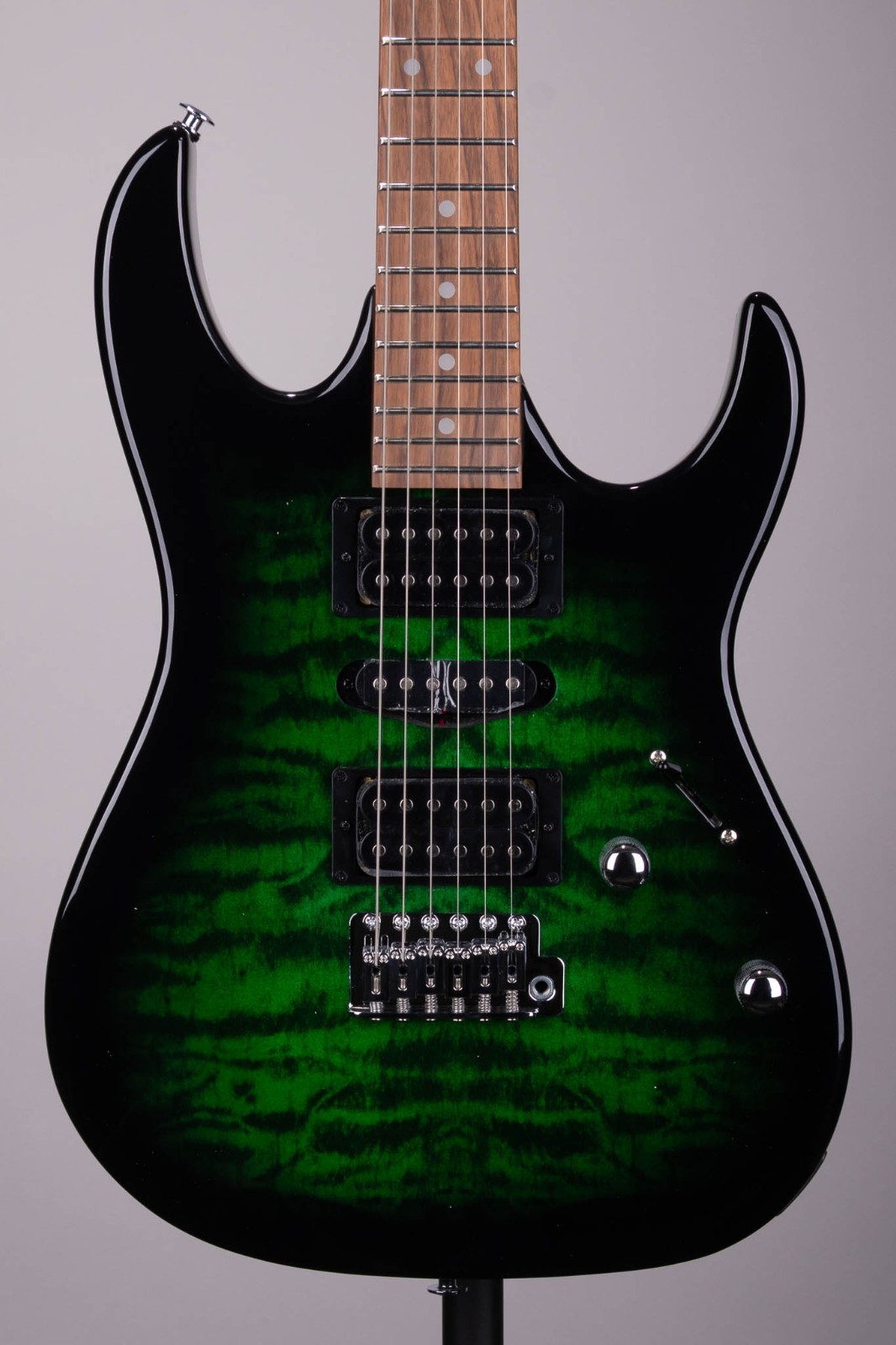 Ibanez GRX70QATEB Gio RX Series 6-String Electric Guitar - Emerald Green Burst 36790₽