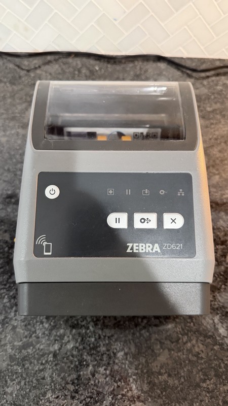 Zebra ZD621 Label Printer ZD6A042-D21F00EZ BT Ethernet USB Cutter 203DPI 
