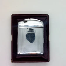 Vintage RONSON Twentycase Art Deco Style Cigarette Case & Lighter Combo