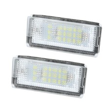 1 Pair LED License Plate Light Car Number Lamp Error Free Replacement White L...