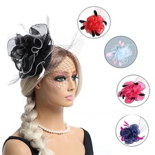 Vintage Mesh Bridal Hat Lightweight Breathable Mesh Elegant Vintage Design