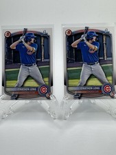 2025 Bowman Prospects Jonathon Long #BP-58 Chicago Cubs Lot Of 2 Cards