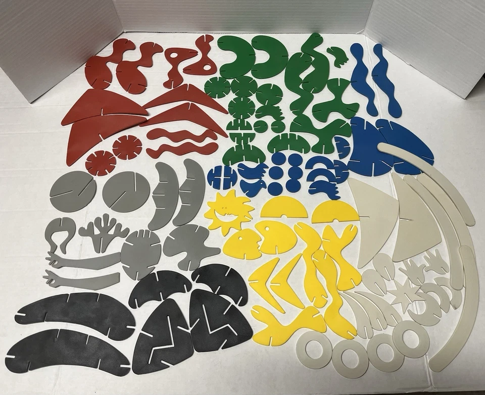 Shapescapes- Sculpture In a Box - Imagination Building Toy Set 98 Organic Shapes - Image 2 of 4