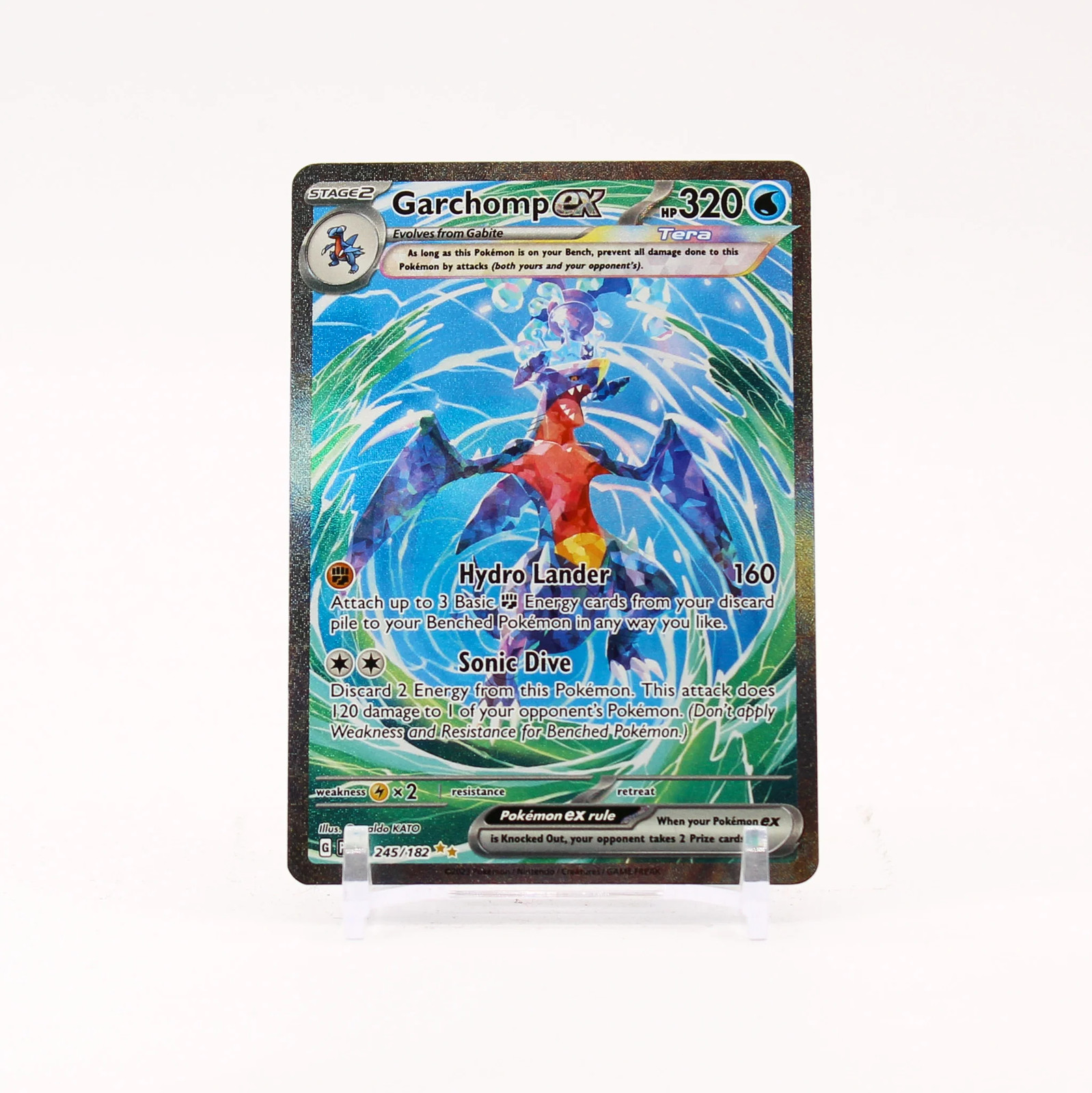Garchomp ex - 245/182 Paradox Rift Special Illustration Pokemon - NM