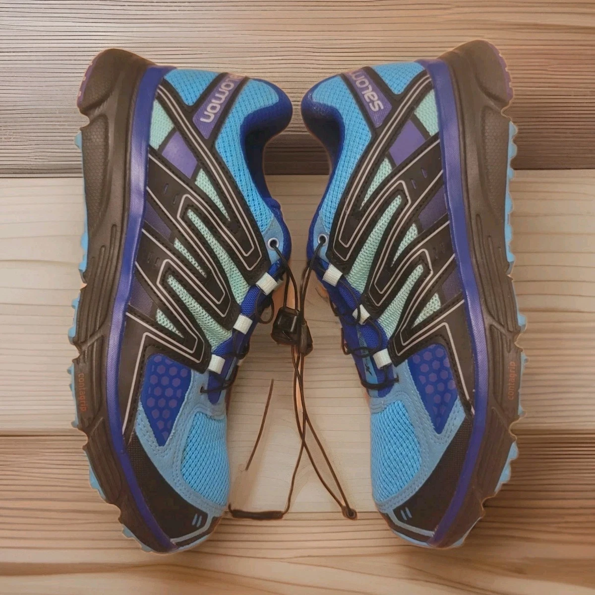 Salomon X Mission 3 Green Breathe Size 10 Womens Sensi Fit Salomon X-Mission 3 Running & Jogging Shoes for Women for  main image 3