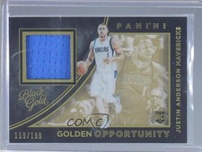 2015-16 Panini Black Gold Golden Opportunity 159/199 Justin Anderson #24 0n0n