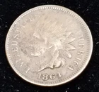 1864 L Indian Head Cent | VF | 1 c | Philadelphia | Key Date