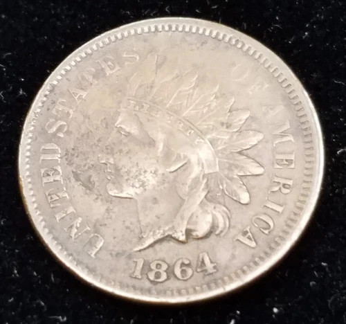 1864 L Indian Head Cent | VF | 1 c | Philadelphia | Key Date