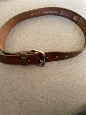 Gürtel Herren 100% Leder Diesel braun Länge mit Schnalle 86cm