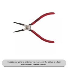 Circlip Pliers Straight Inner 7" Vinyl Grip Handles Pack Qty 1