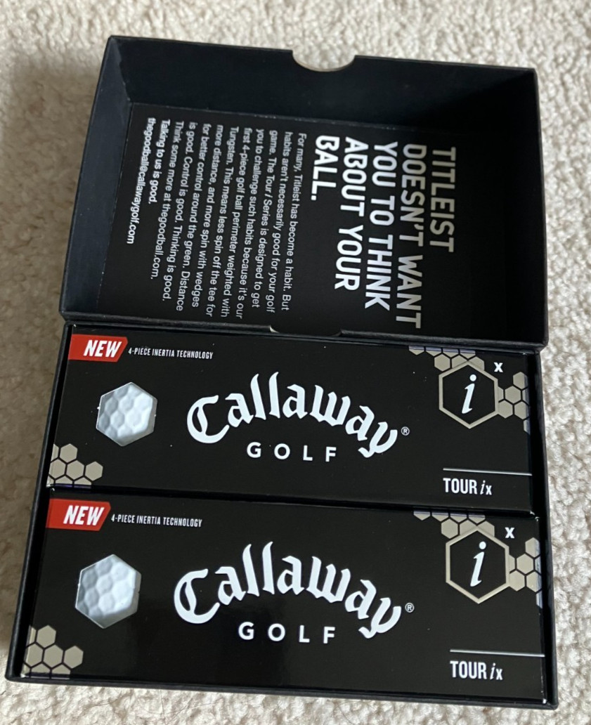 S 4-piece Inertia Technology ~ 6 Balls (2x3 Pack)