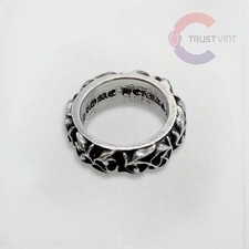 CHROME HEARTS ETERNITY VINE BAND RING 925 Ste...