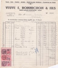 18 SAINT AMAND MONTROND fabricant BONNICHON FILS