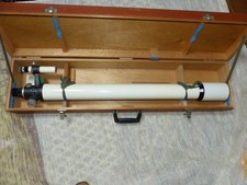 Takahashi Semi Apo Refractor Telescope D65mm F1000mm Finder w/Wood Box Japan