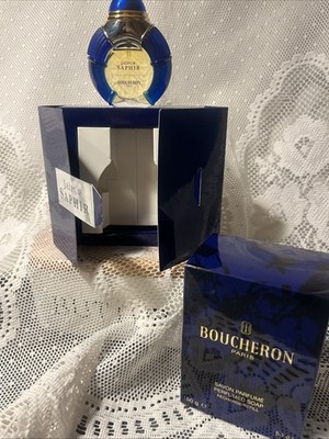 Vintage Jaipur Saphir by Boucheron 0.5 Oz Perfume Bottle Spray + Perfumed Soap