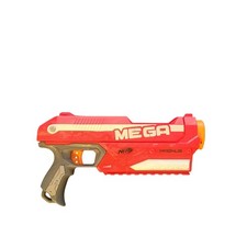 Red NERF N-STRIKE ELITE MEGA MAGNUS DART BLASTER TESTED toy gun