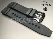 Citizen Promaster Altichron BN4026-09E, BN4026-09F Black Rubber Watch Band Strap