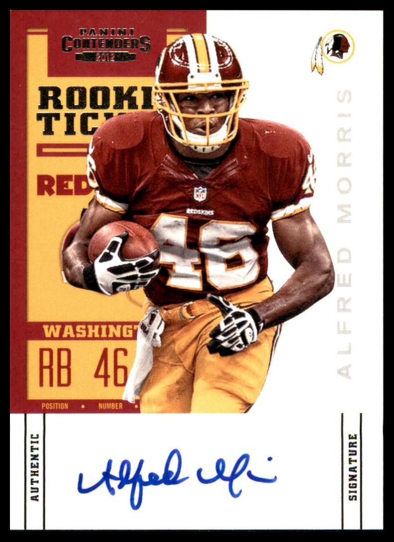 Alfred Morris Panini Contenders #101 Base