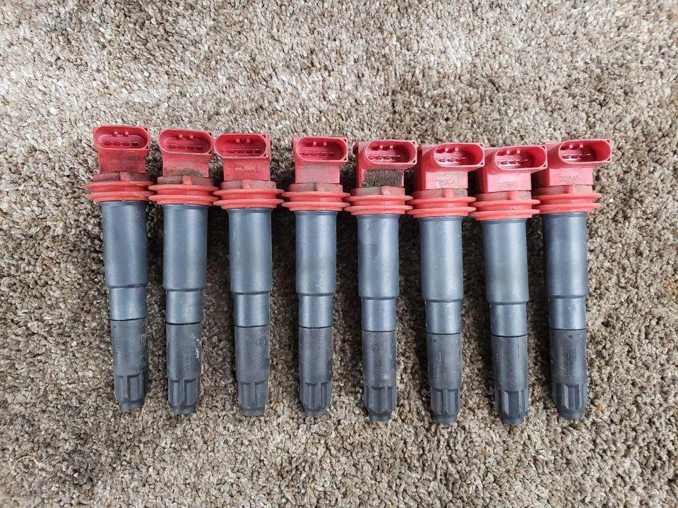 11 12 13 14 15 16 17 18 PORSCHE CAYENNE Juego de paquetes de bobinas 4,8 L, 8 piezas, OEM Foto 3 de 4